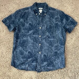 Gap Patterned Short Sleeve Button Up